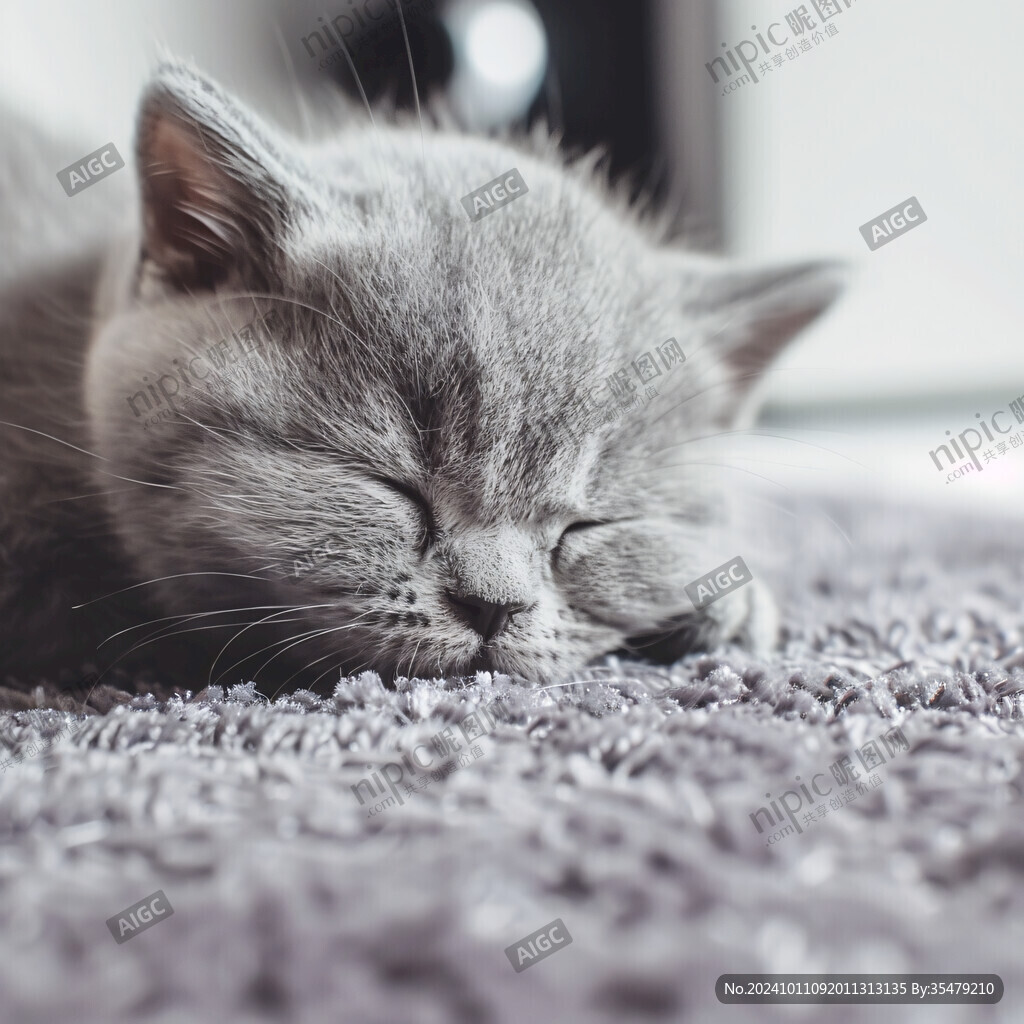 睡觉的小猫咪