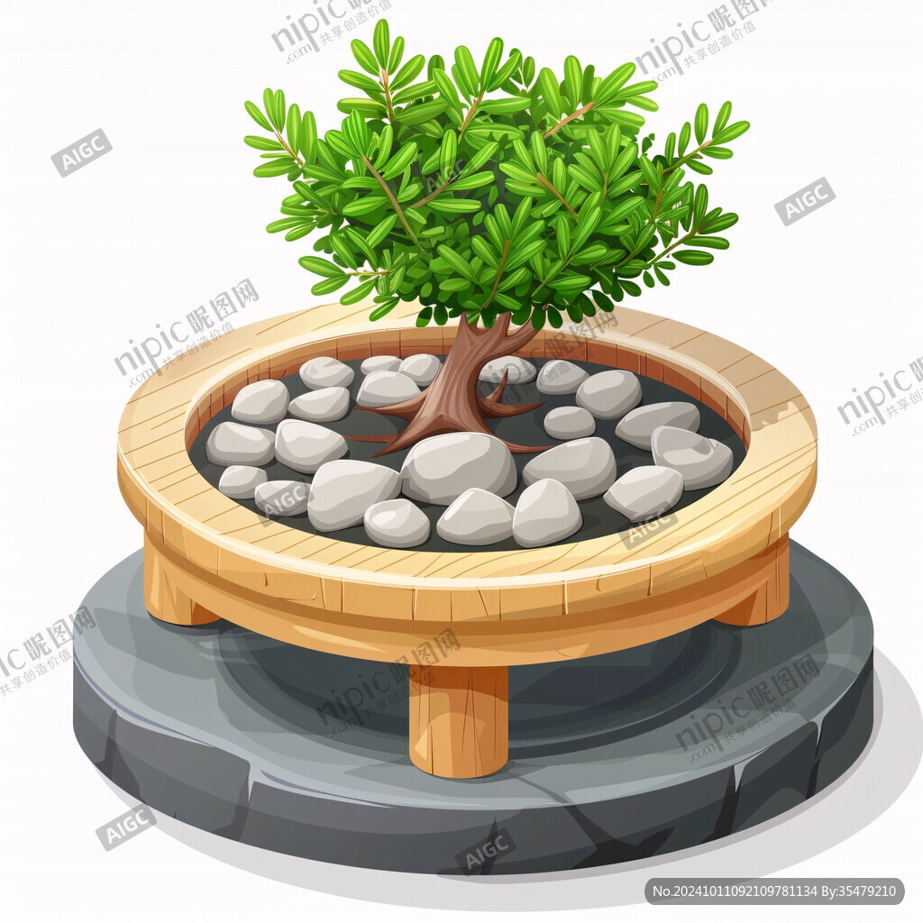 卡通树墩素材