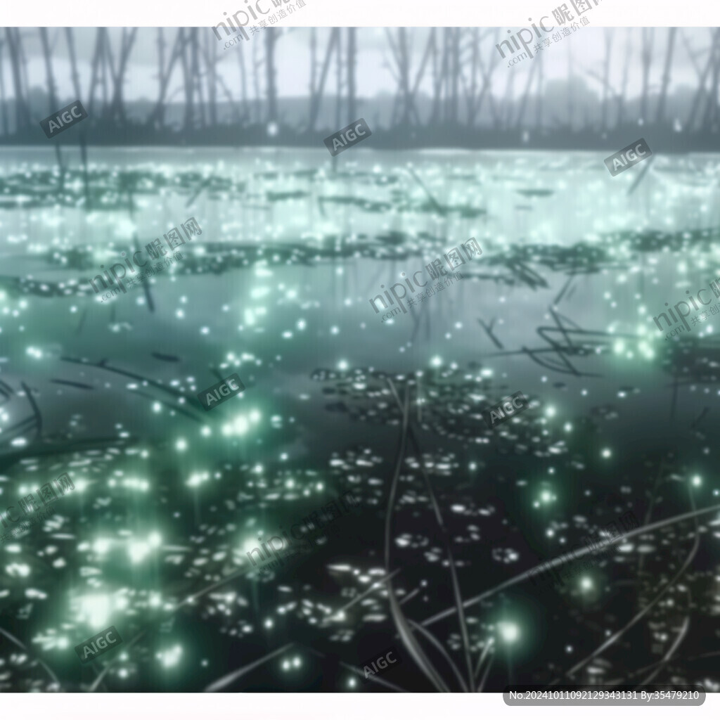 水面星光素材
