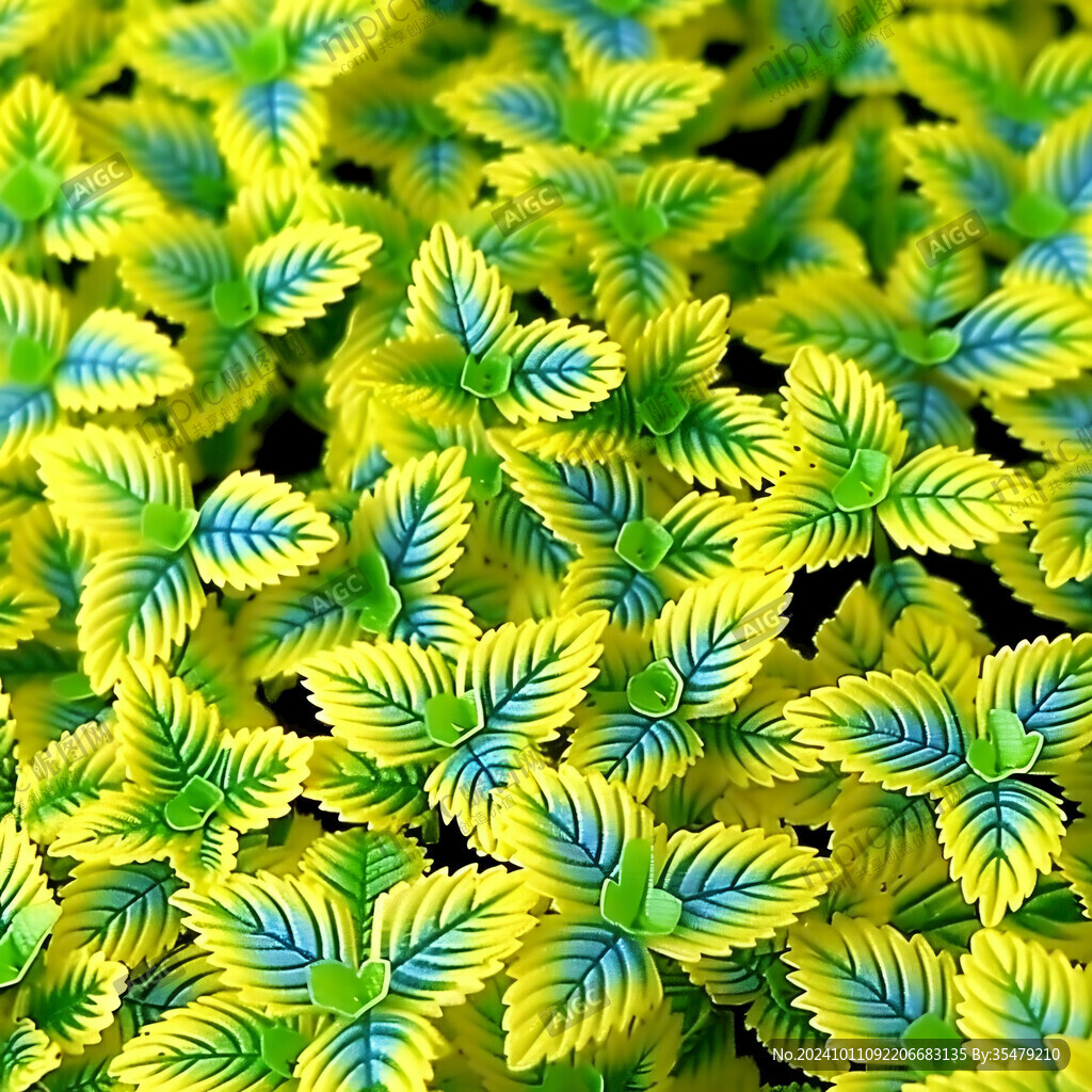 贴图材质素材彩叶植物