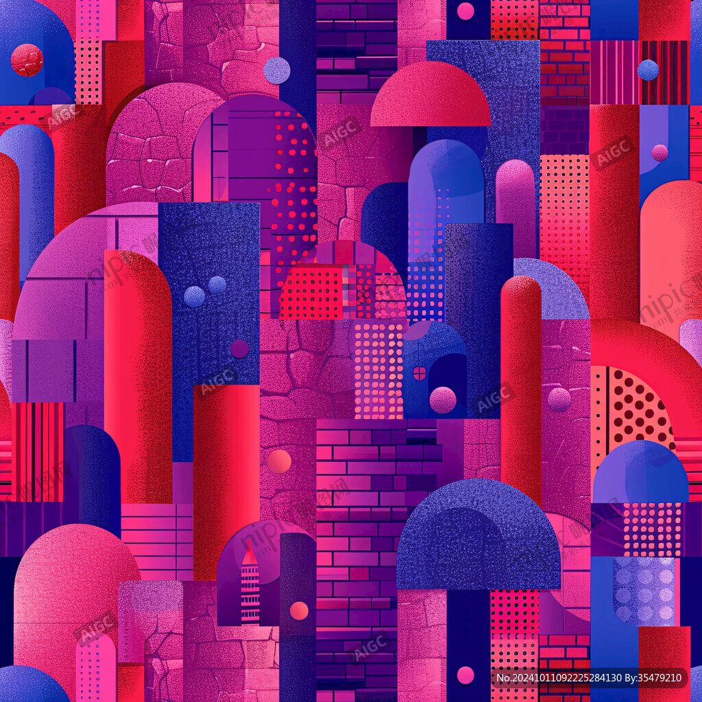 缤纷立体时尚背景