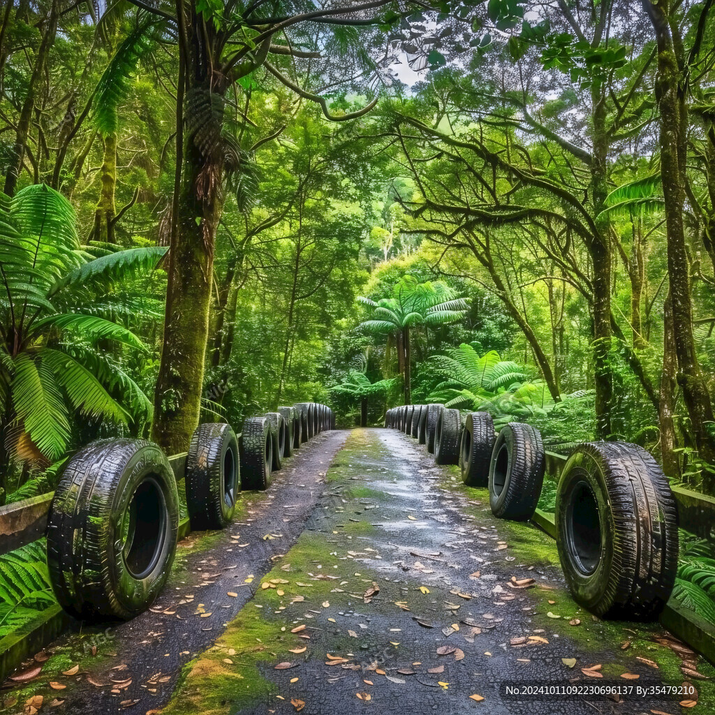 穿越热带雨林景点