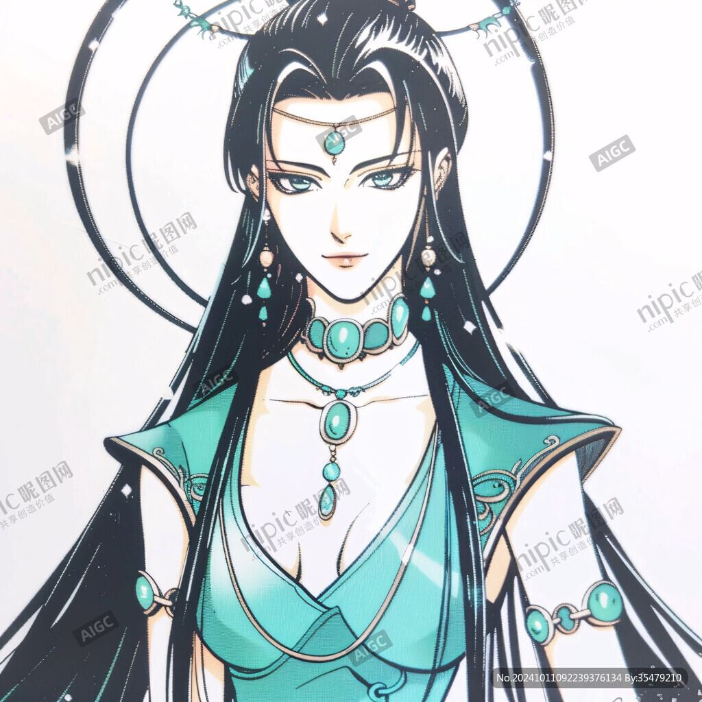 动漫女子风格插画