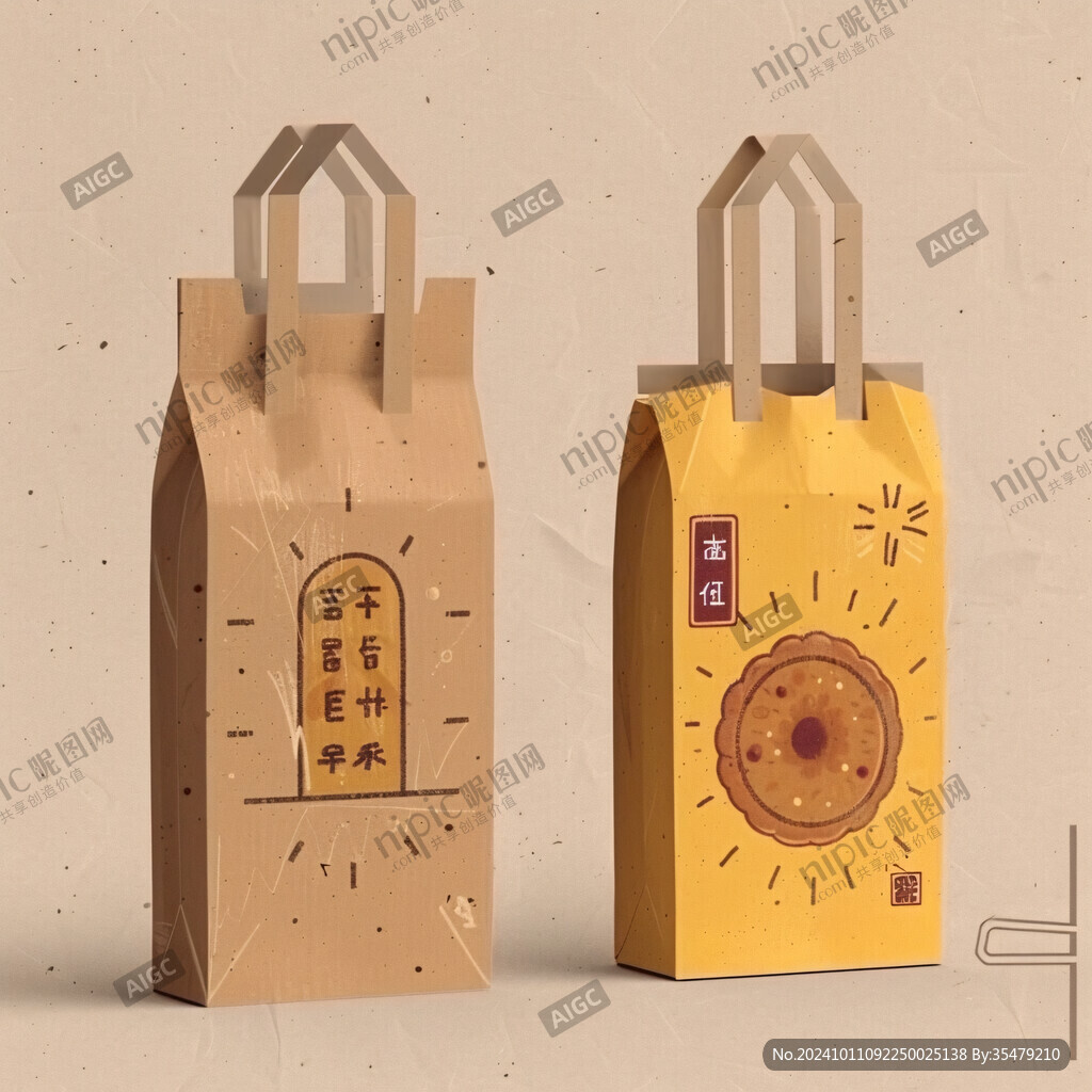 吃货打包袋设计