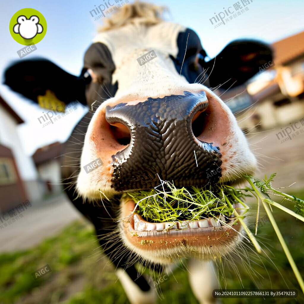 奶牛面部高清图片