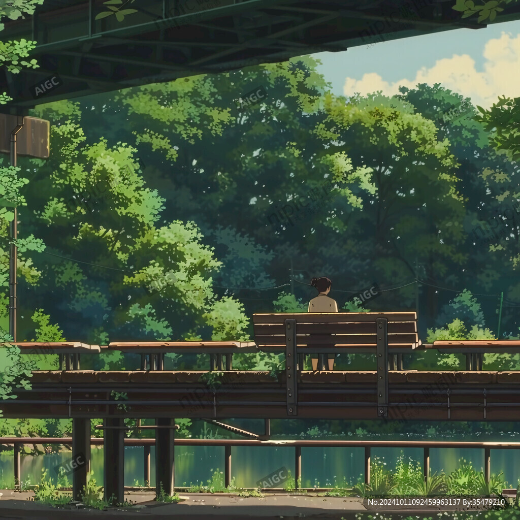 新海诚动漫风装饰画