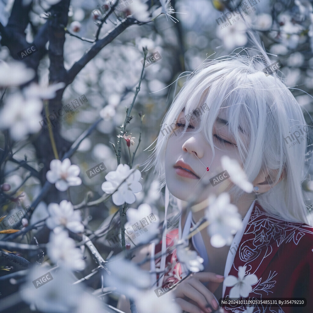 玉兰花少女