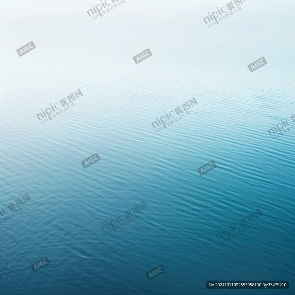 海平面海平线湖面