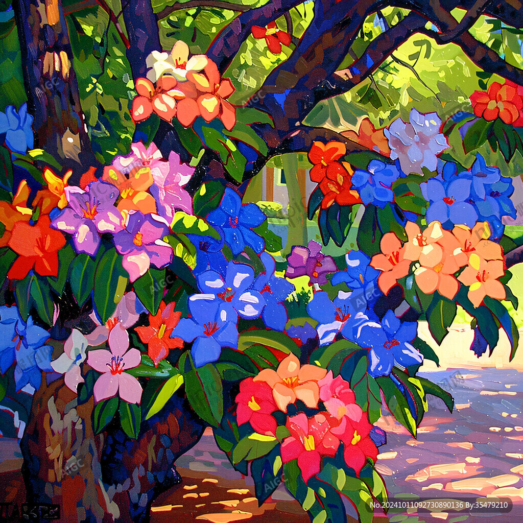 绣球花插画