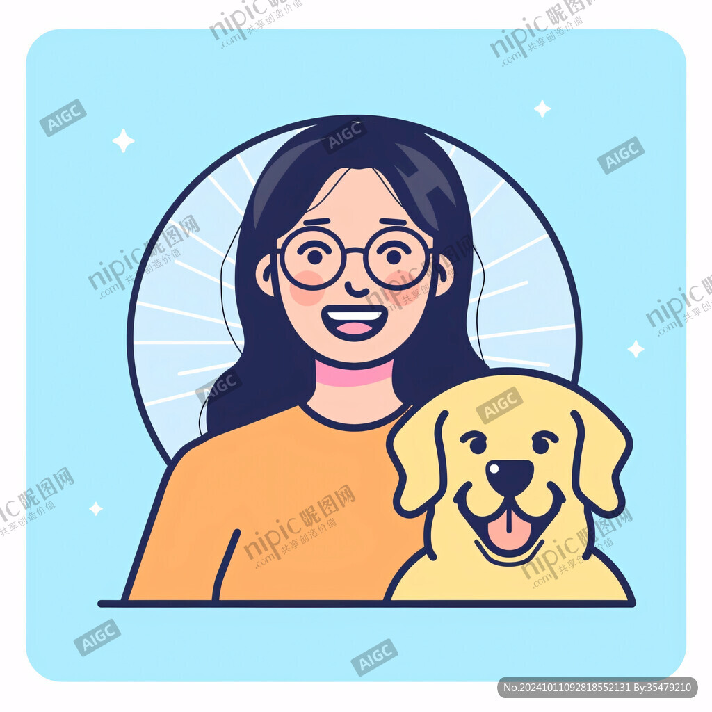 抱宠物的女生