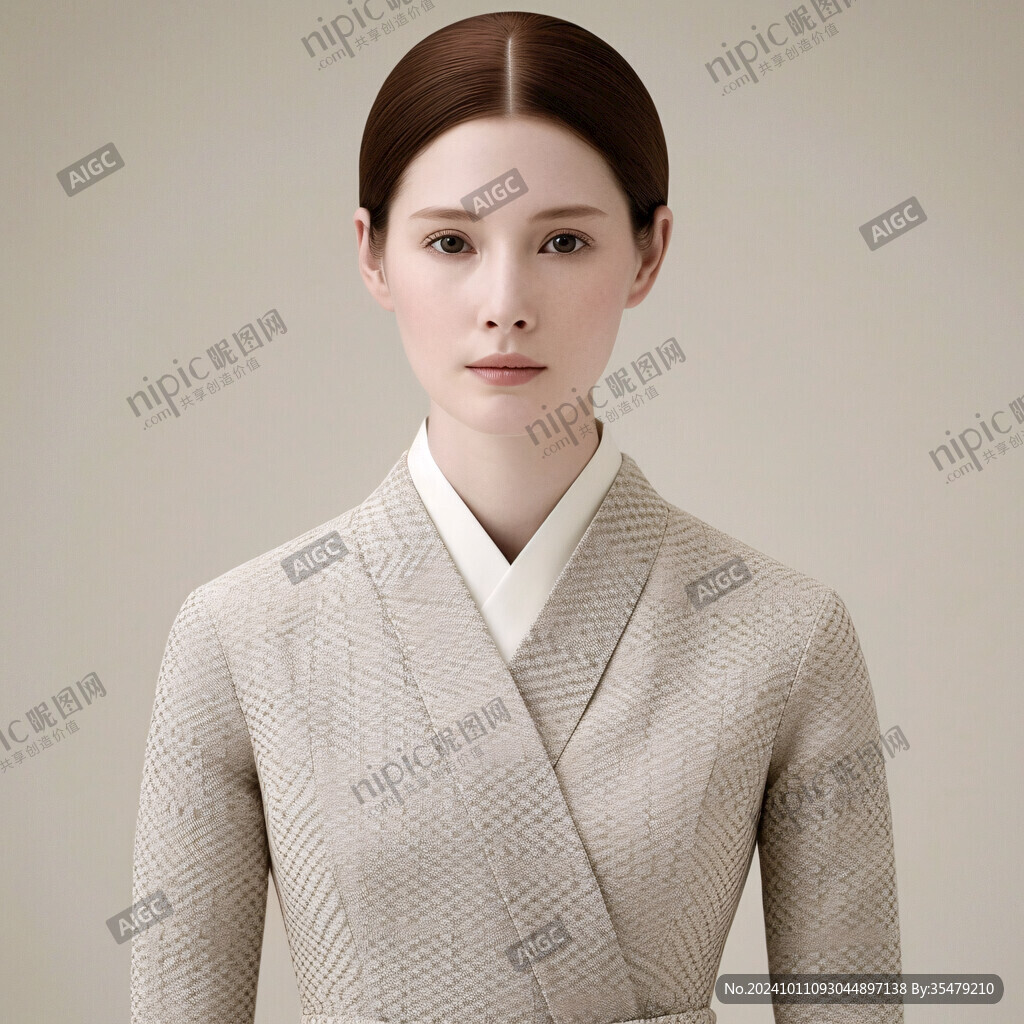 长袖女陶俑