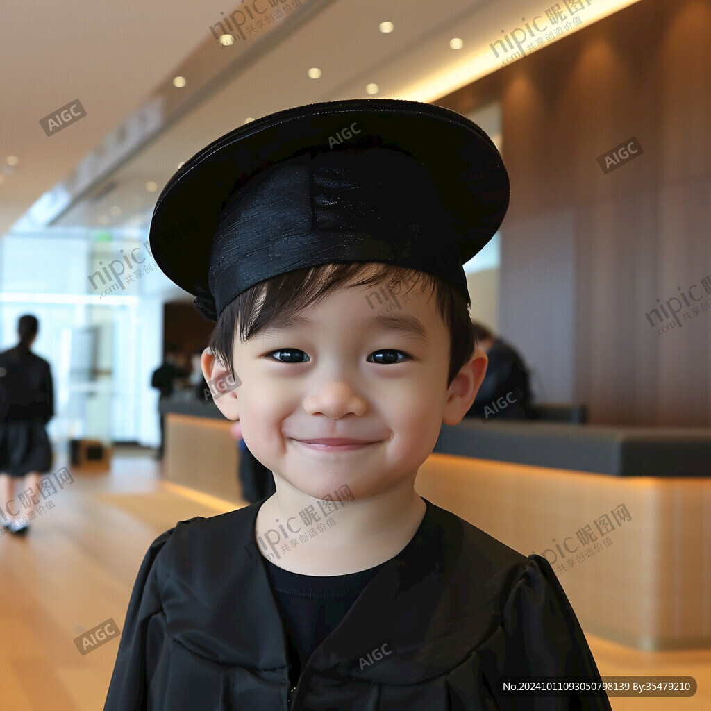 小孩毕业典礼