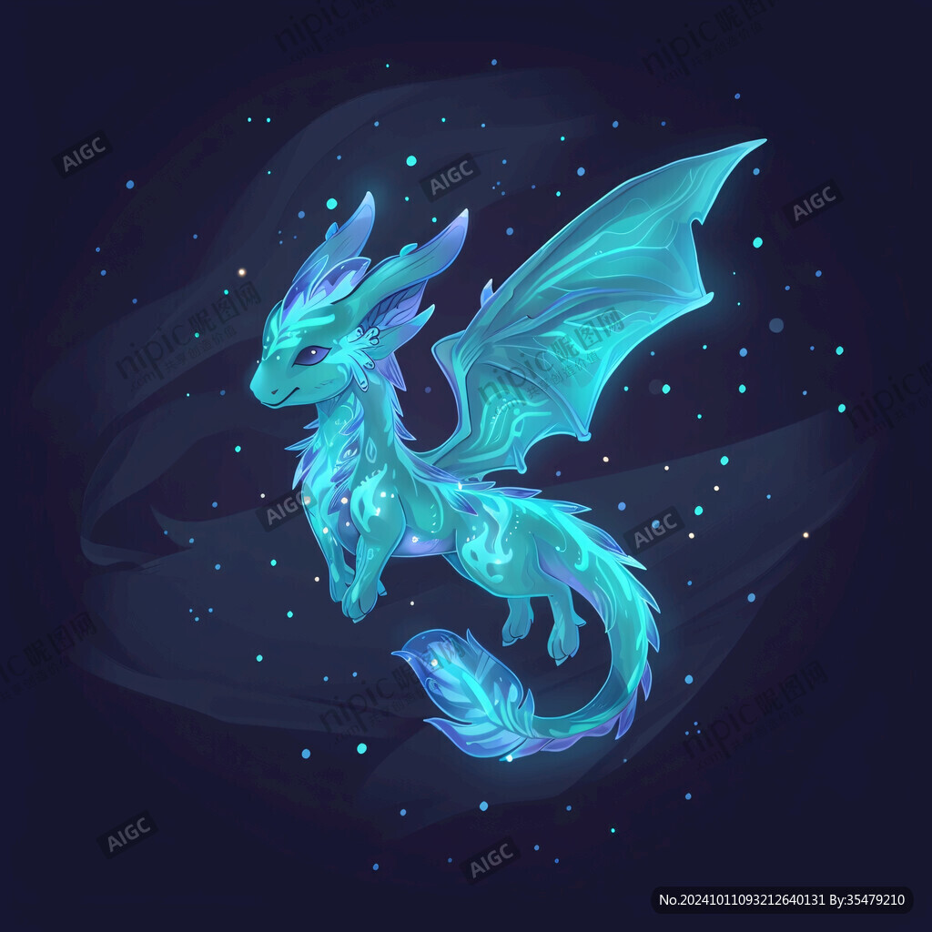q版龙插画