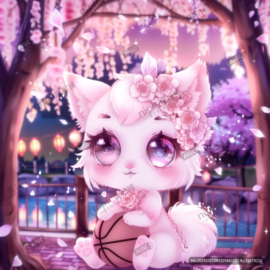 q版桃花少女