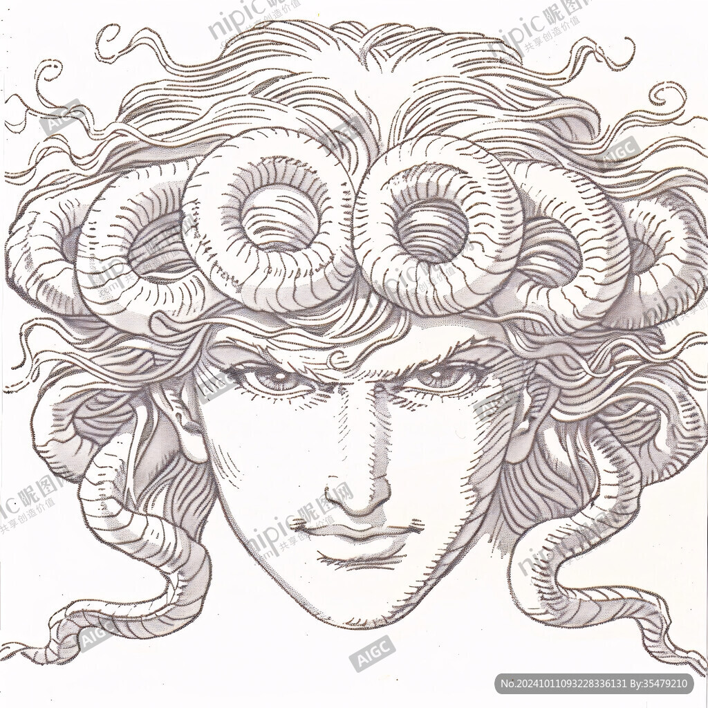 白羊座插画