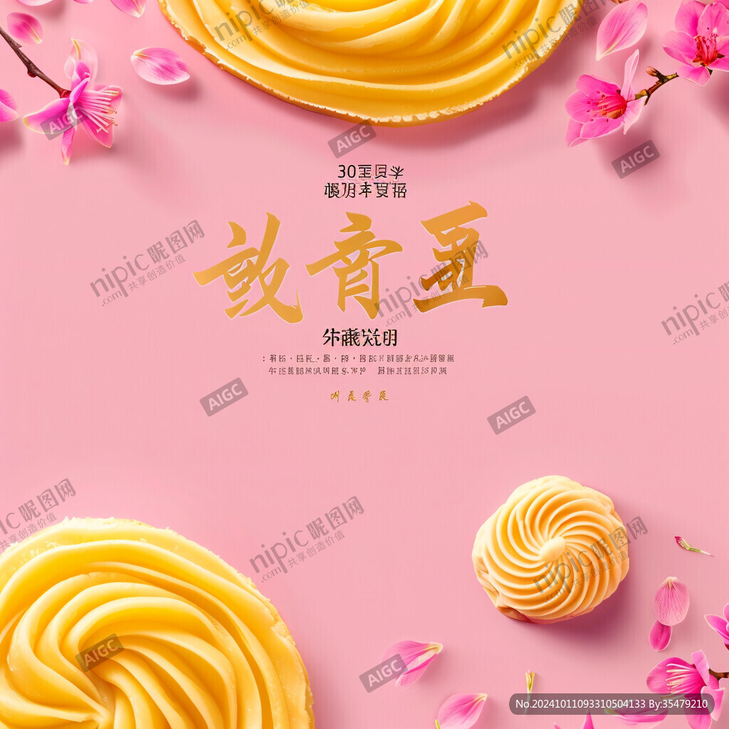 美味甜品海报