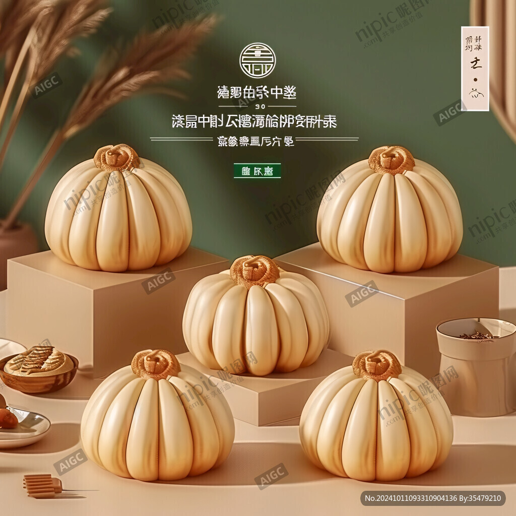 贝贝南瓜包装插画
