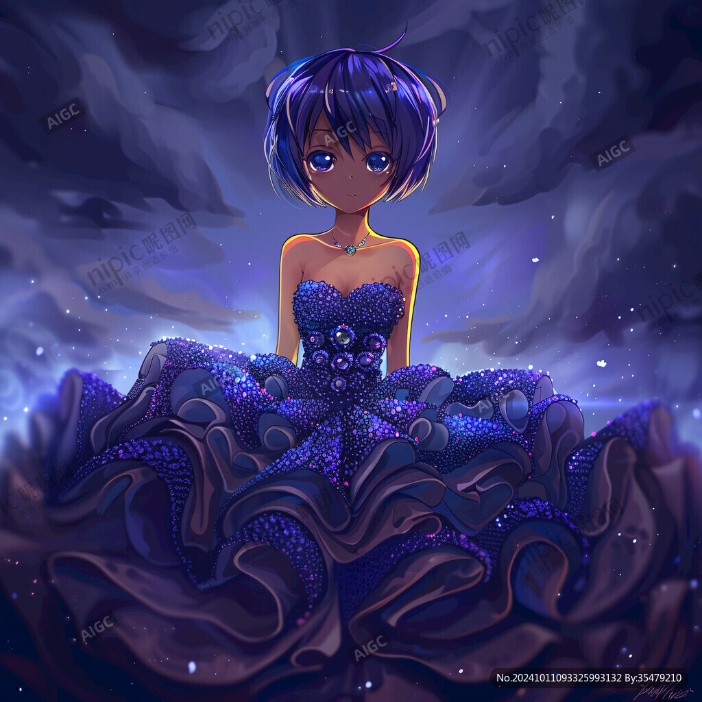 海洋公主插画