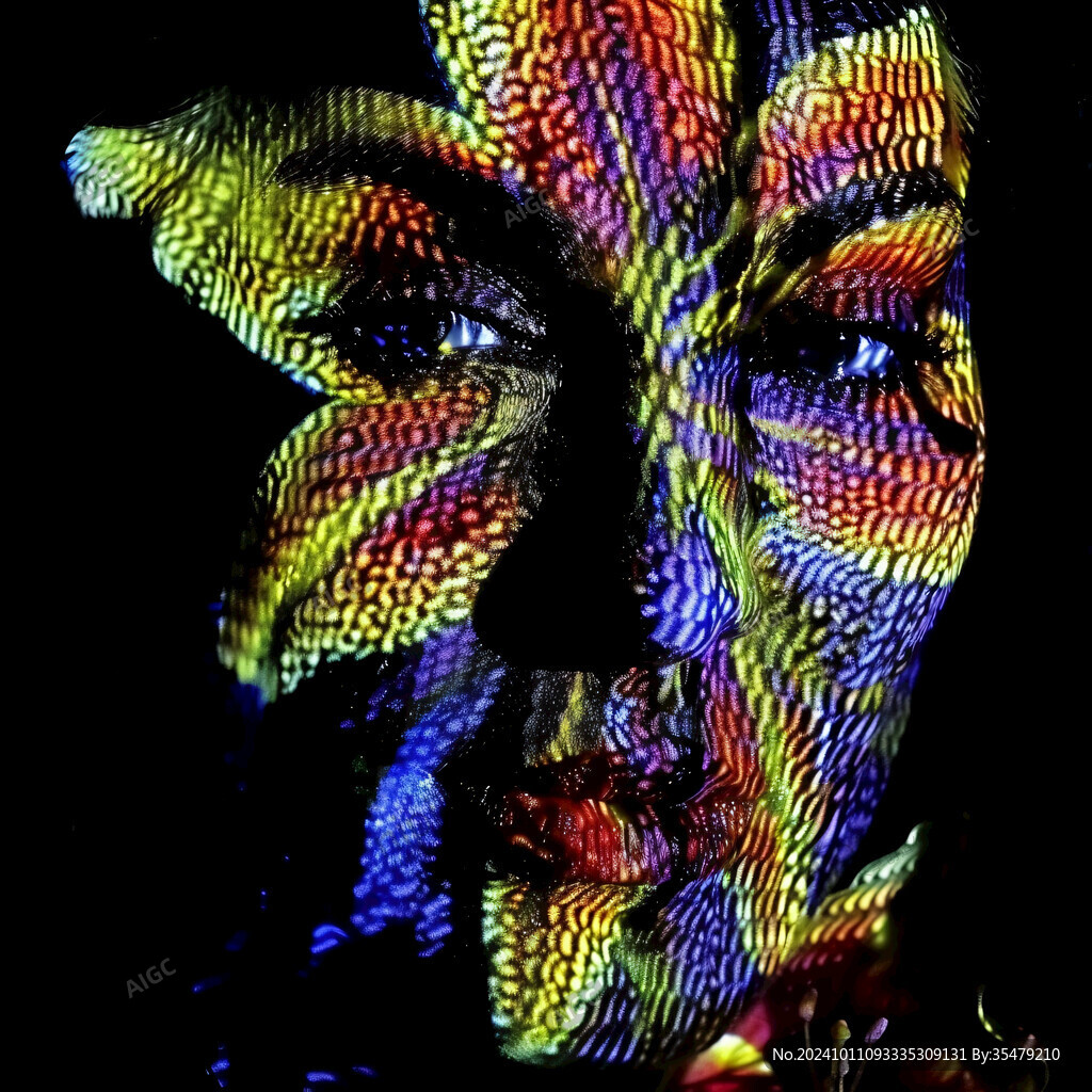 立体点阵画
