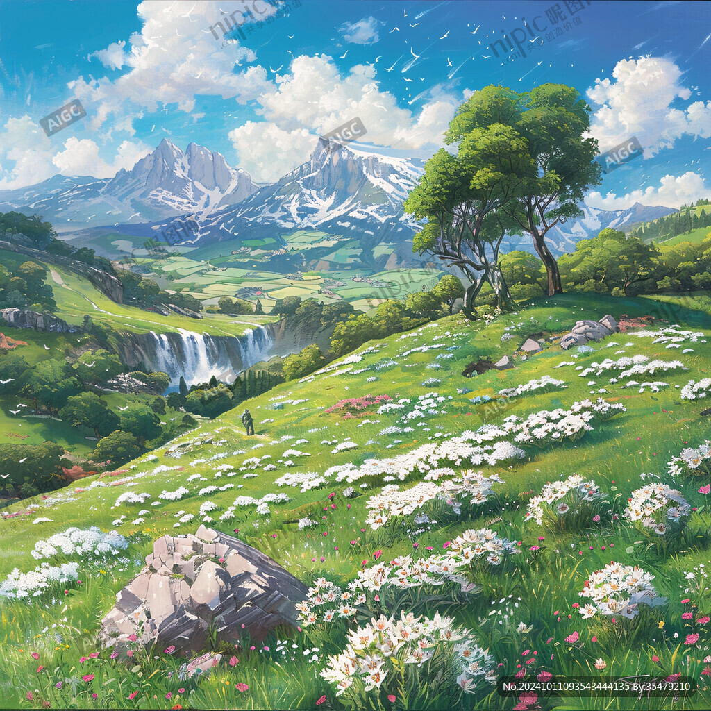 自然风景风景画