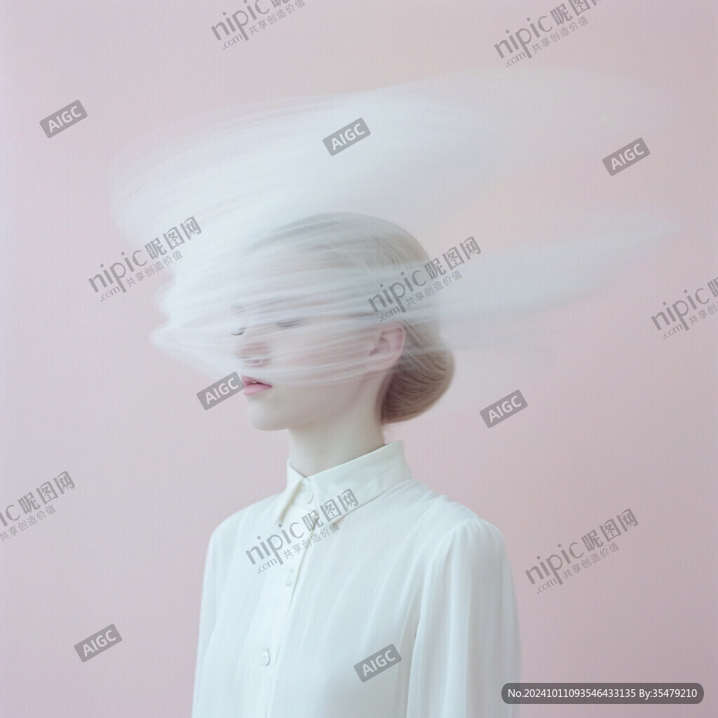 朦胧的女人线条