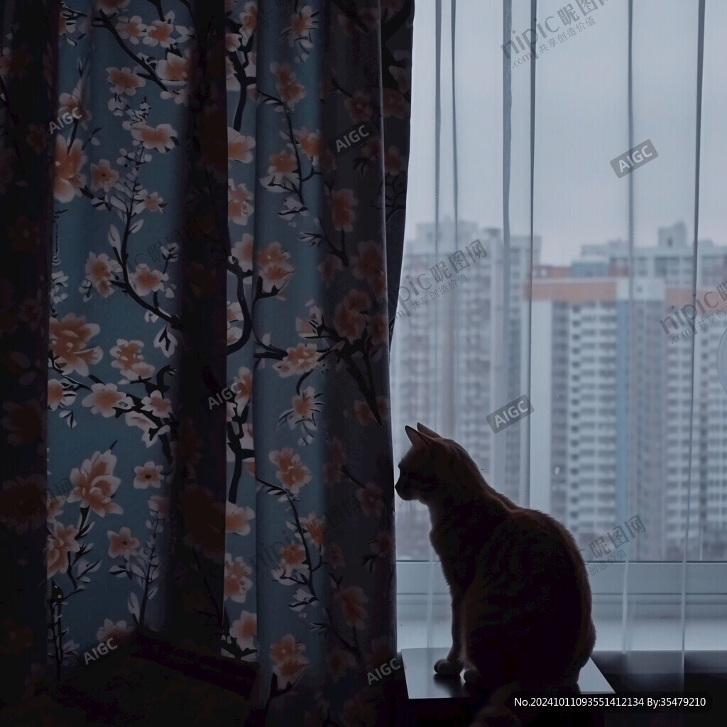 窗外的猫咪