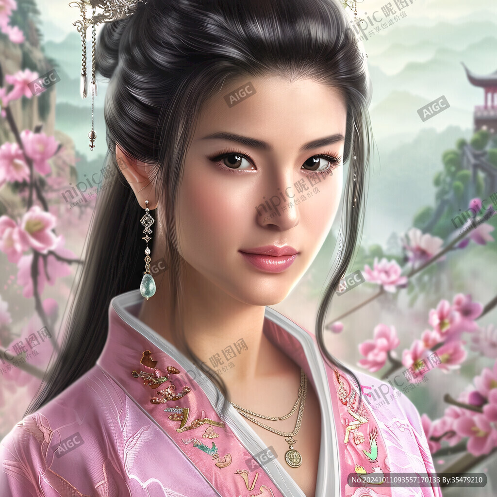 鼠绘古代美女