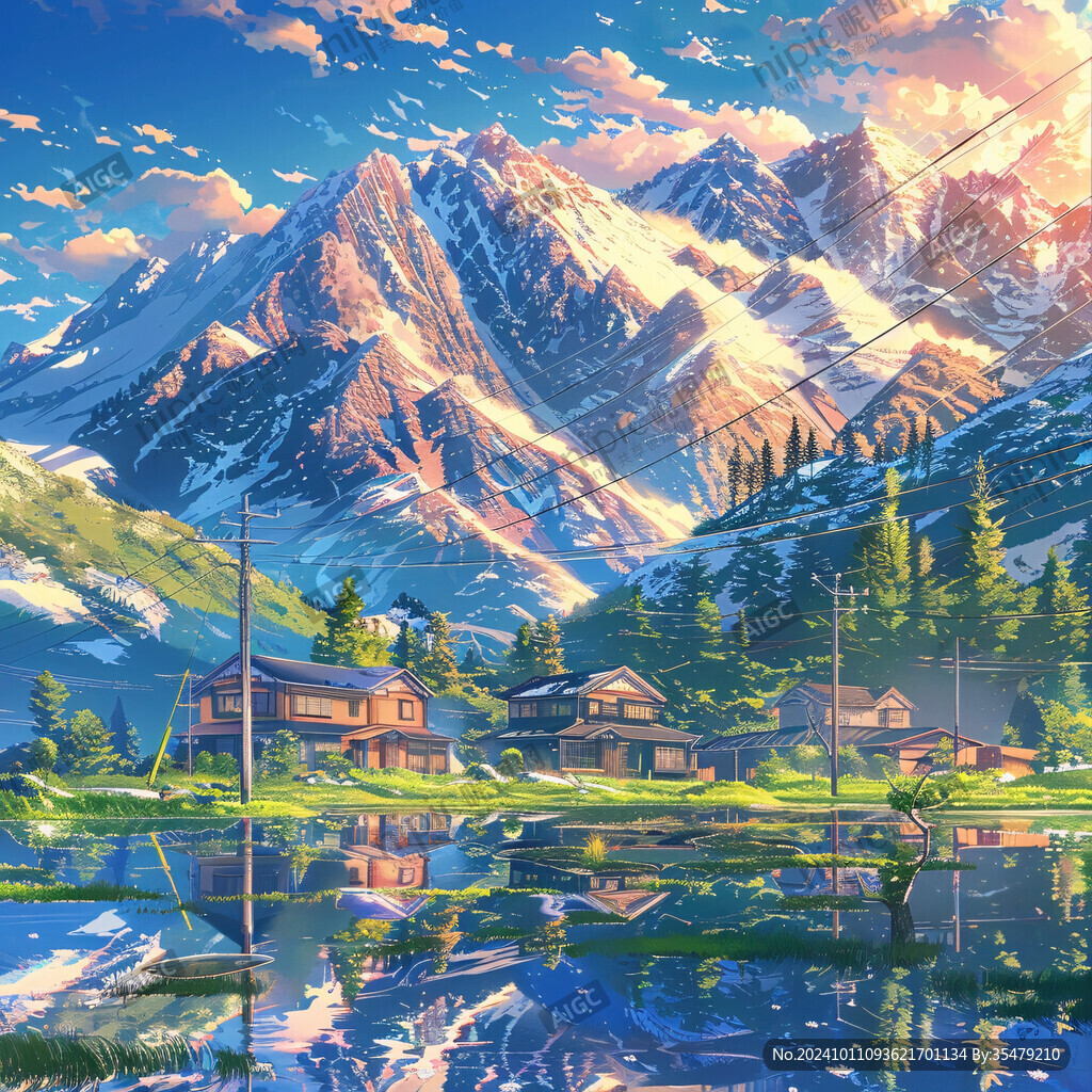 插画风景画