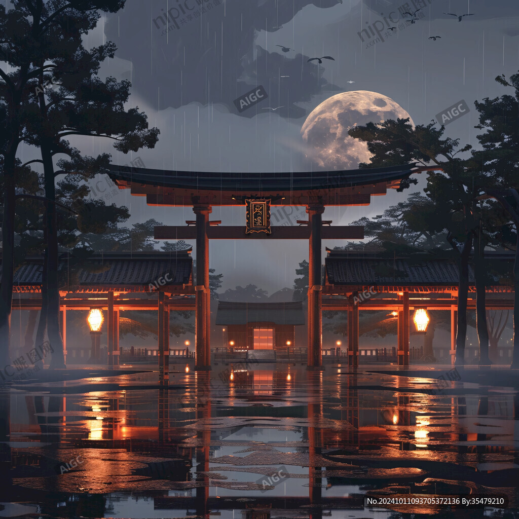 串月桥插画