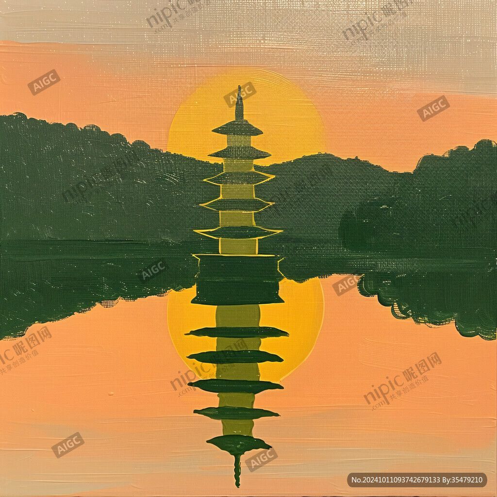 雷峰塔插画