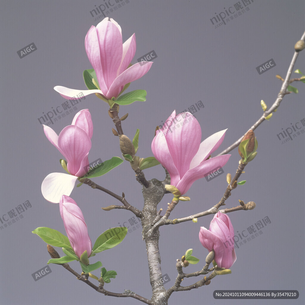 应春花紫玉兰