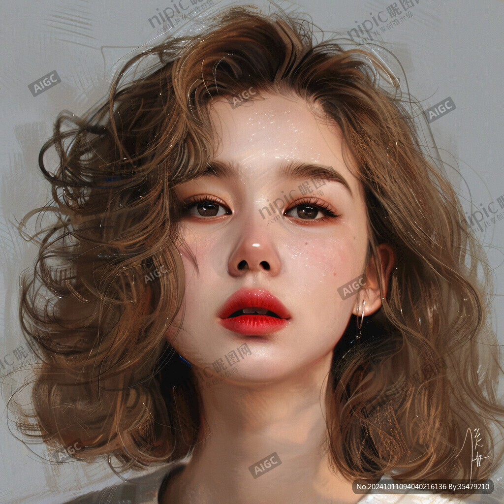 厚涂少女