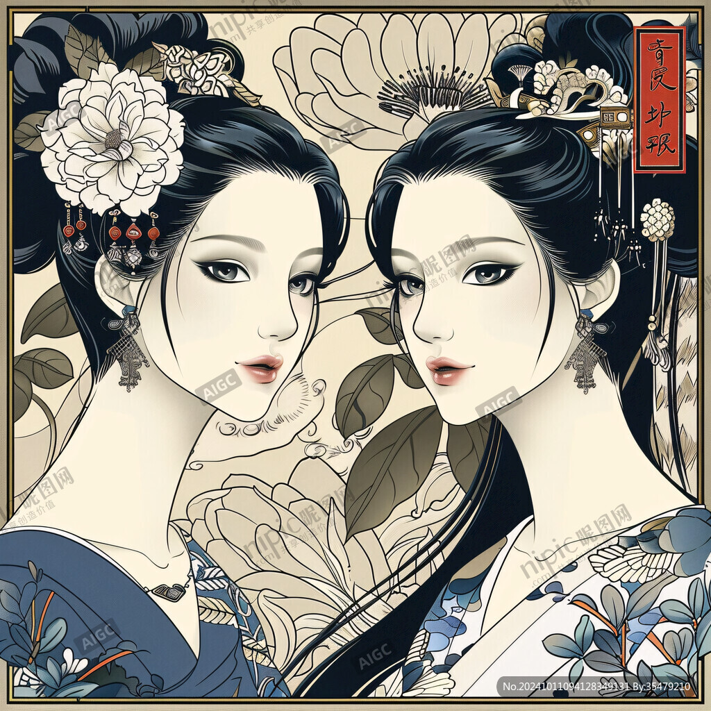 日本艺妓素材