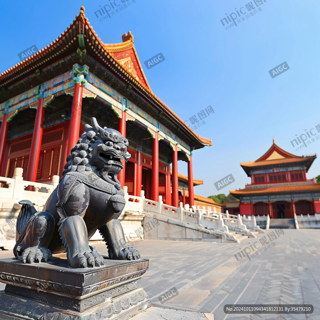 皇宫建筑石兽