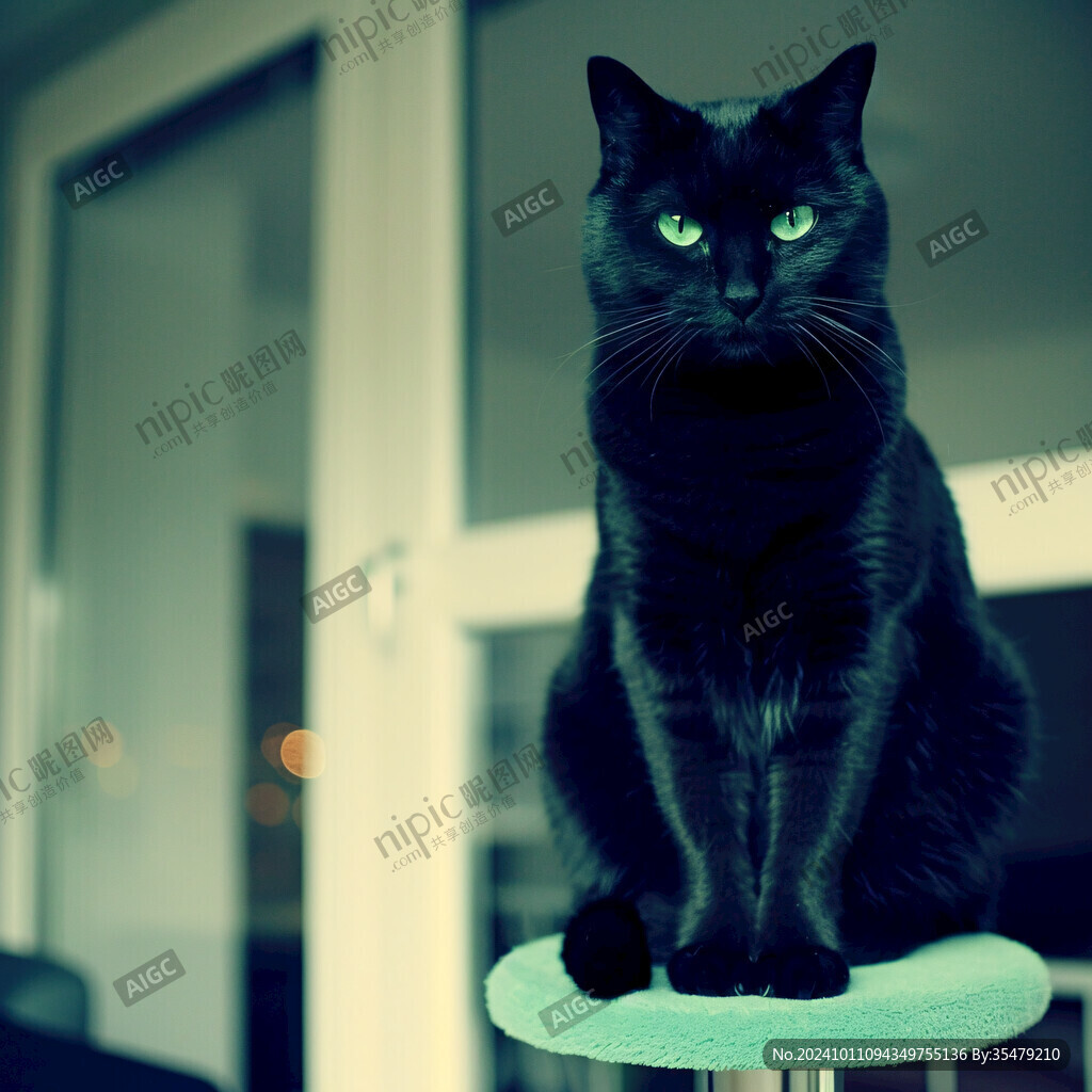 黑猫小猫萌宠猫猫咪