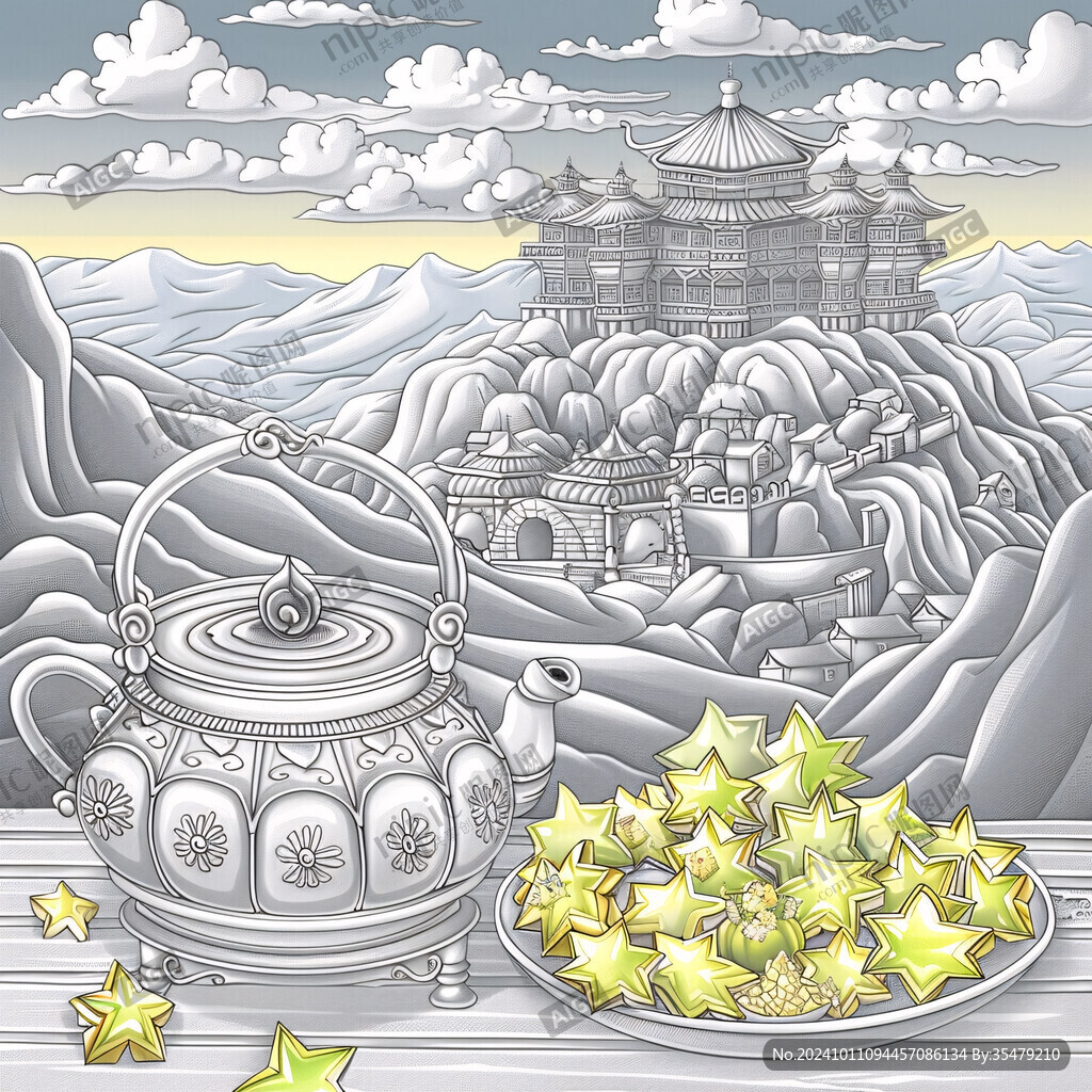 海坛城插画