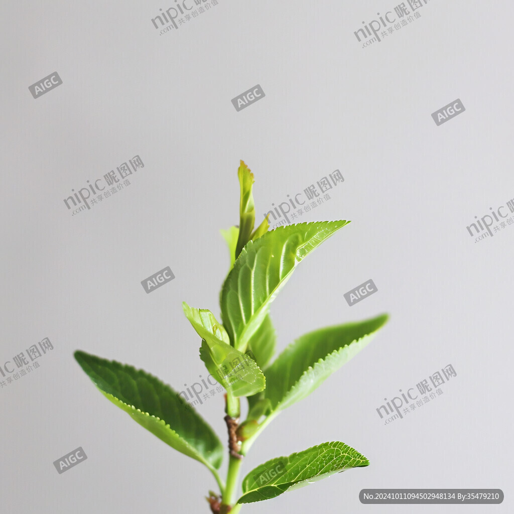 一颗枇杷树枇杷嫩叶