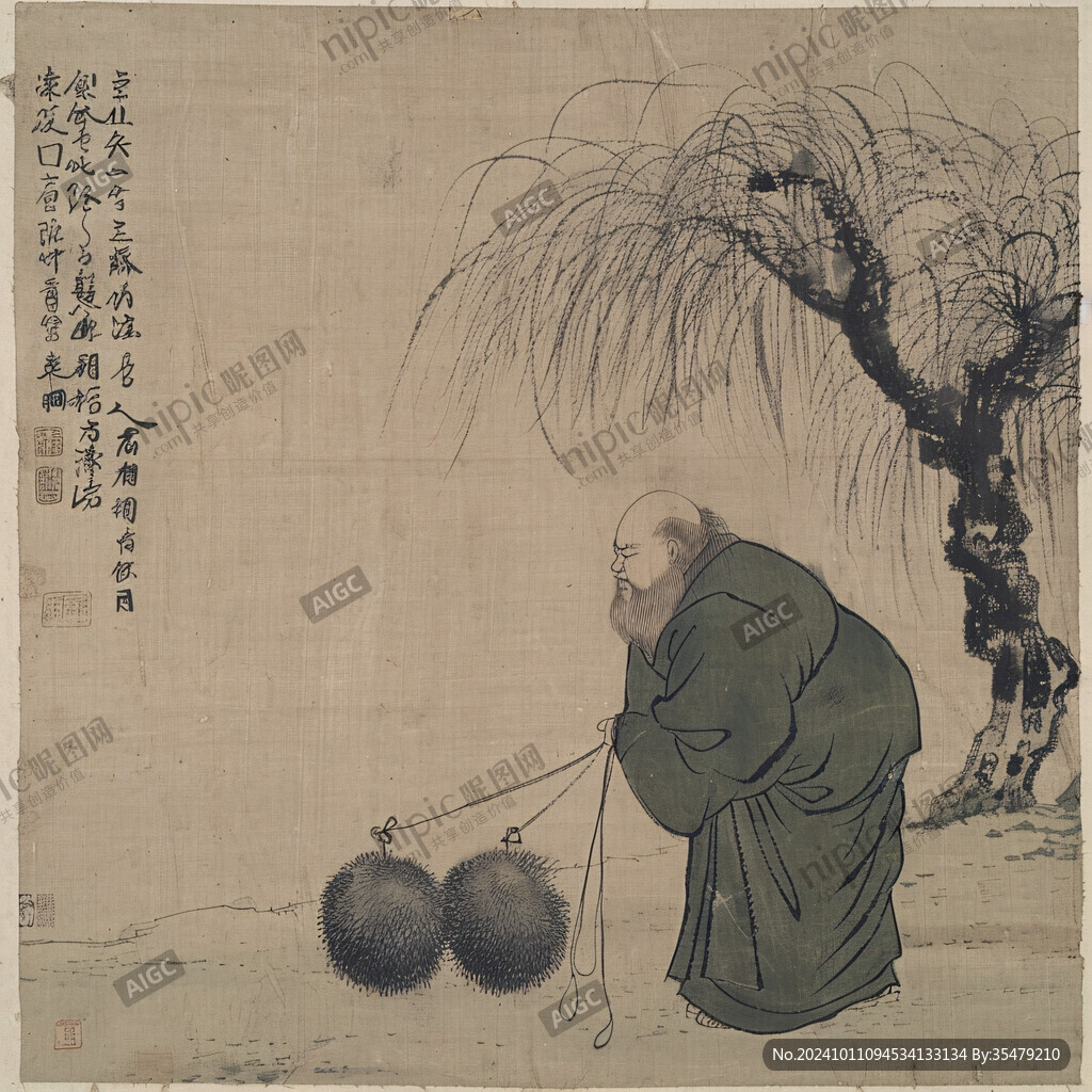 钱杜画寒玉壶