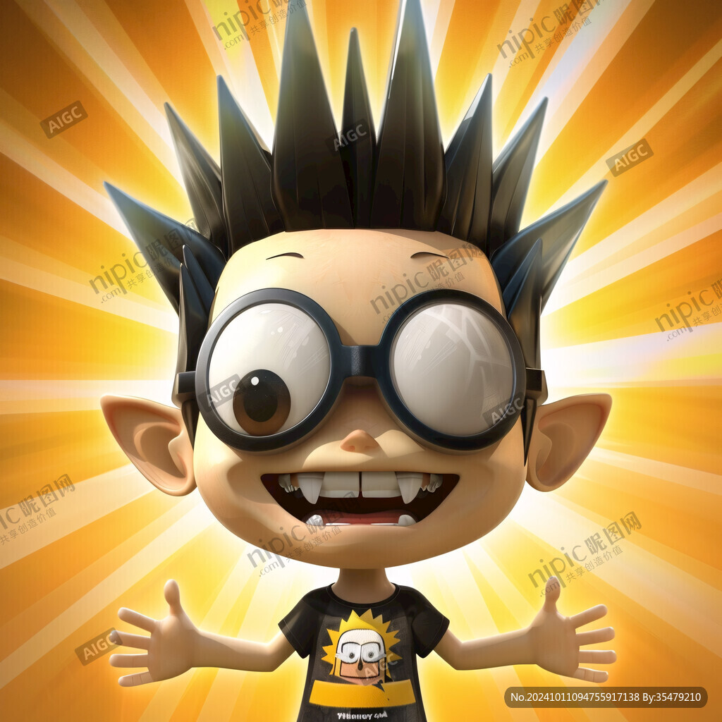 卡通写实漫画人物