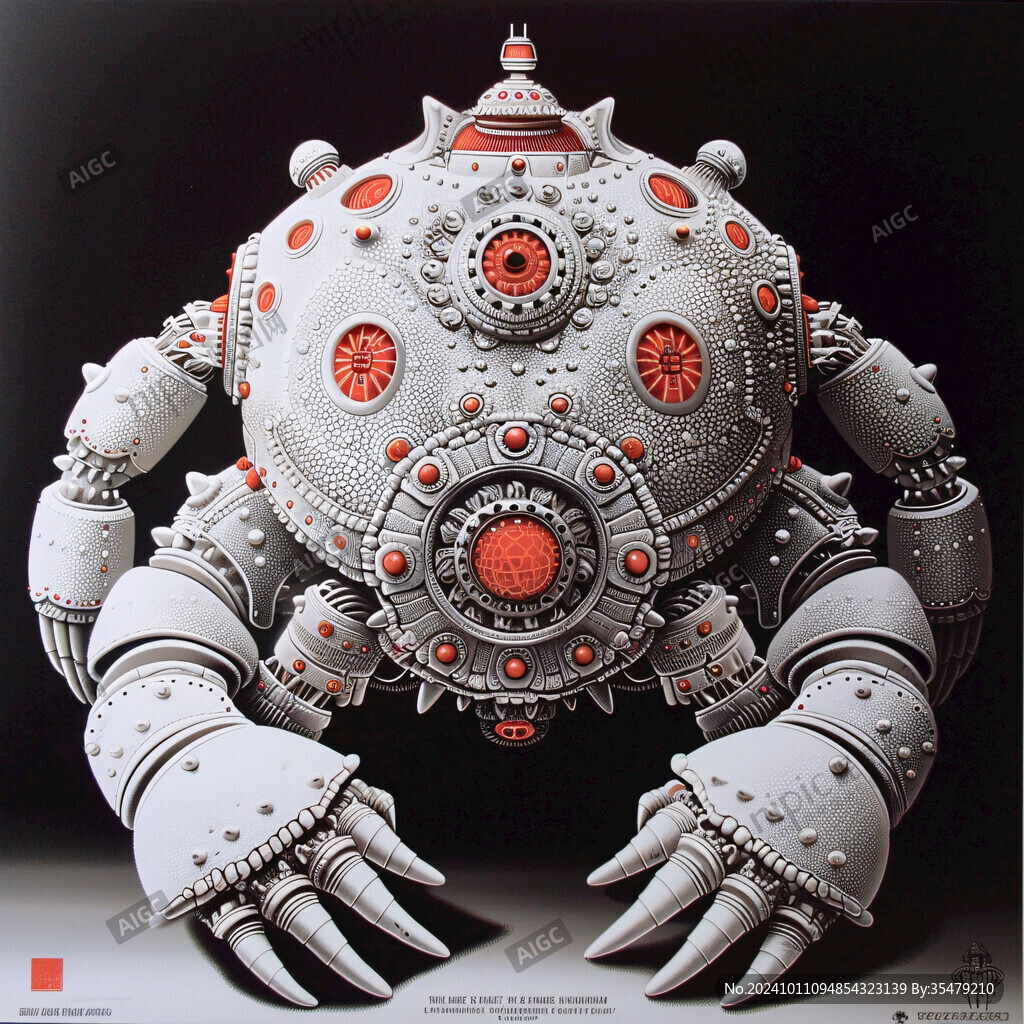 后现代机械科幻装饰品