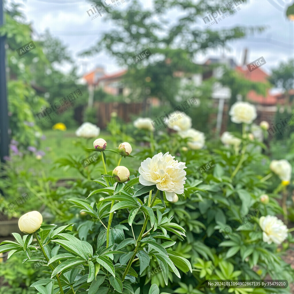 芍药花黄花