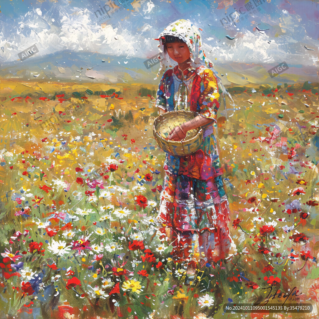 人物风景花卉油画