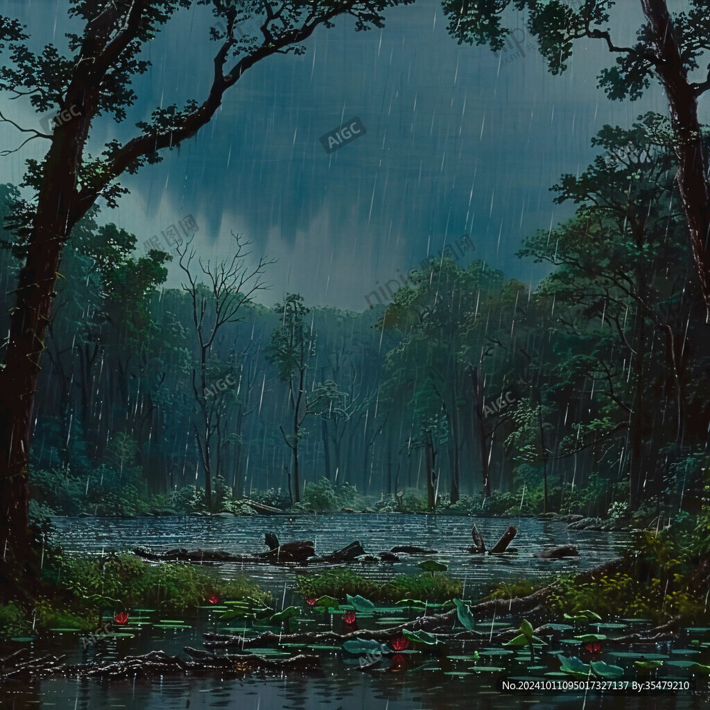 雨林装饰画