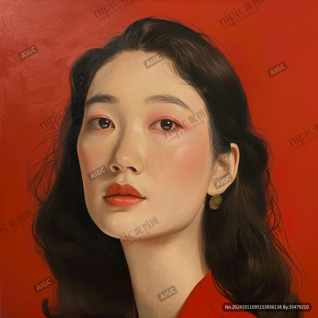 写实人物插画