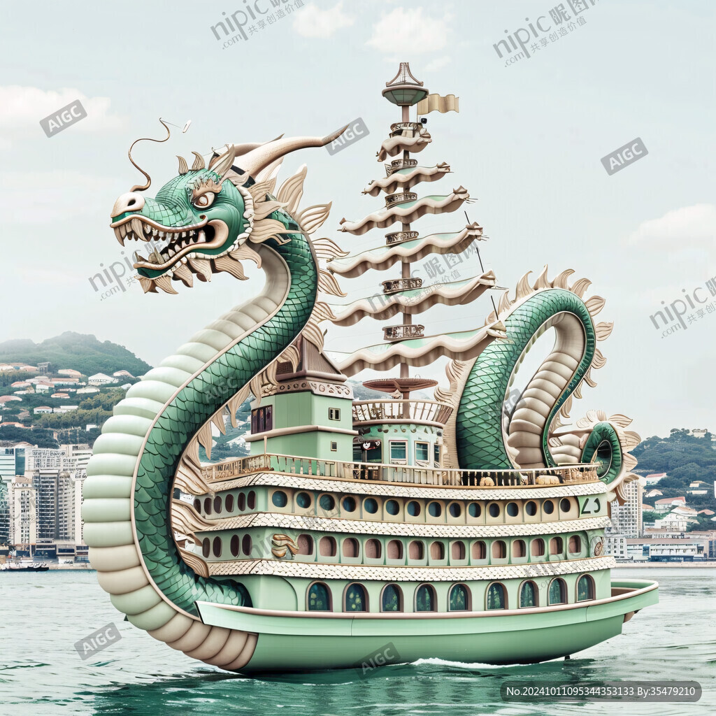 端午赛龙舟美陈