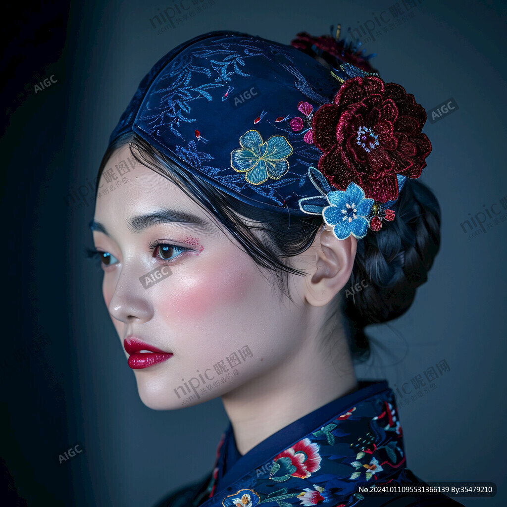 非物质文化化妆妆容