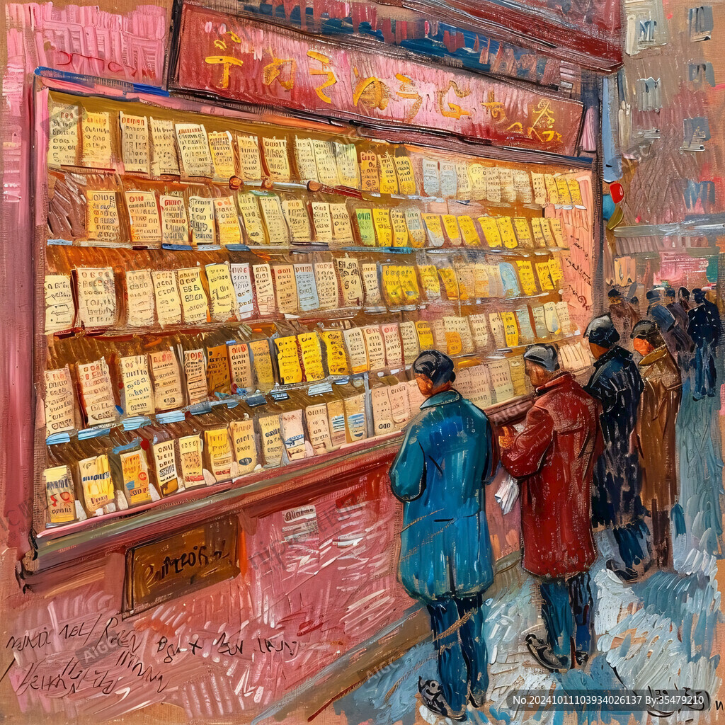 百年老店插画