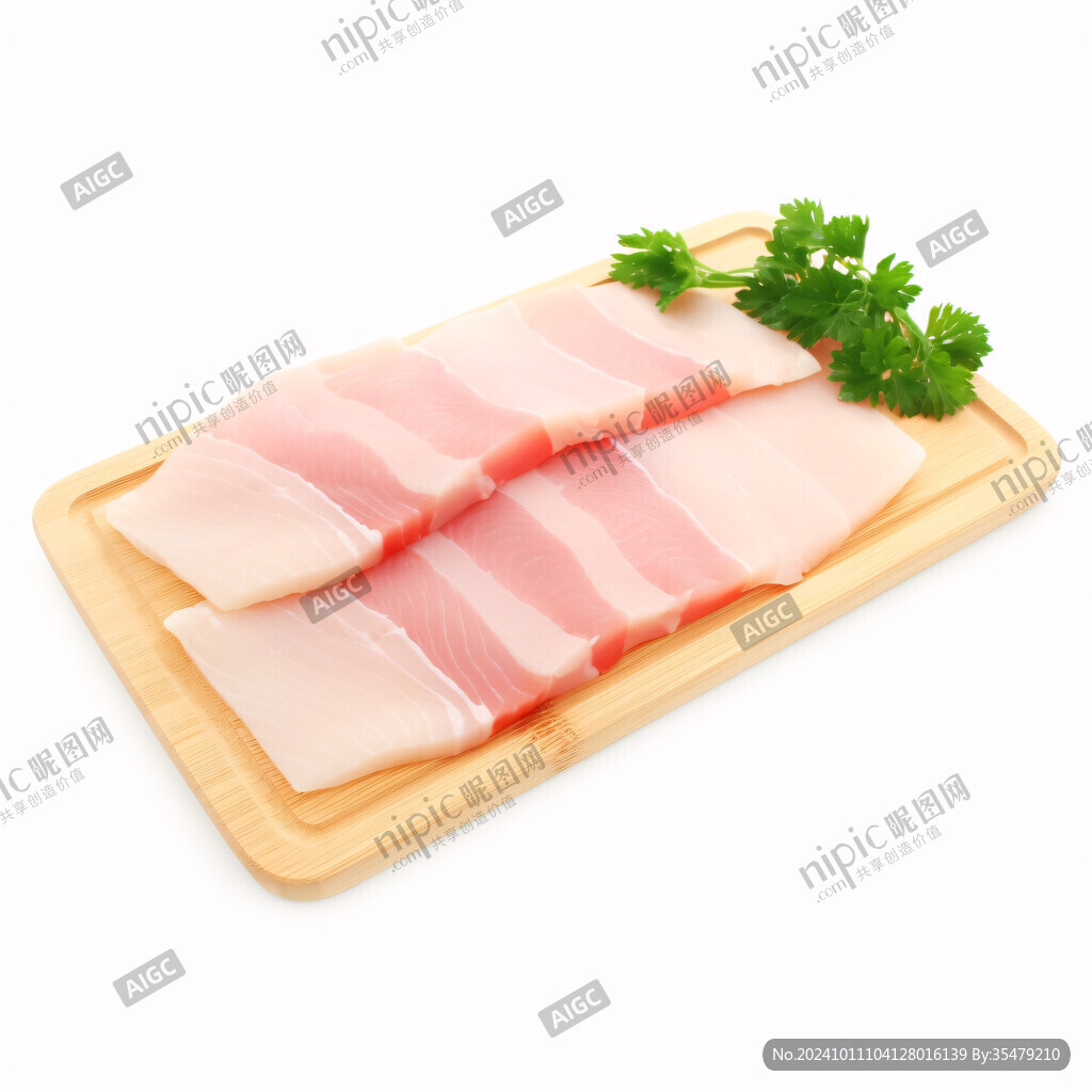 火腿切片素材