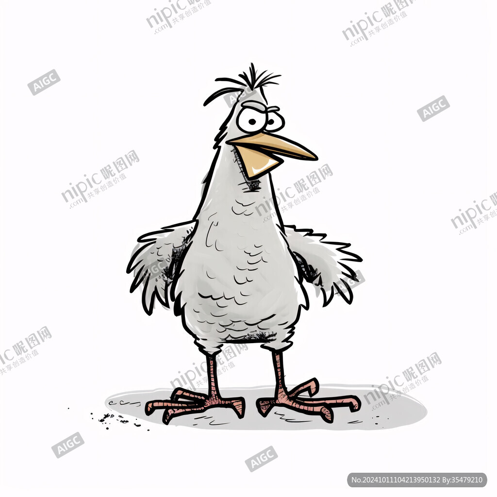 卡通手绘鸡