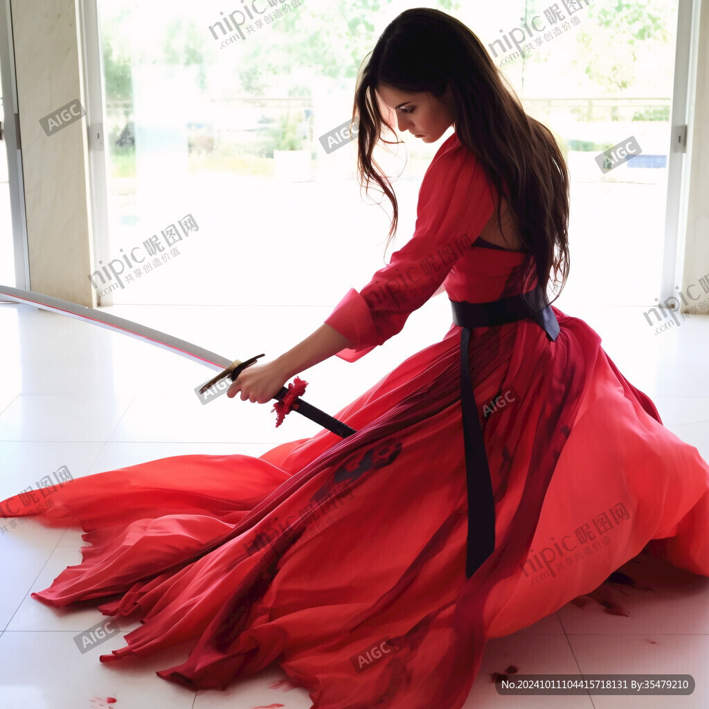 美女舞剑